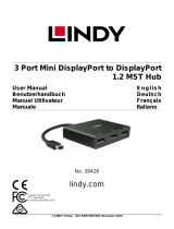 Lindy Mini DP to Triple DisplayPort 1.2 MST Hub Manuale utente