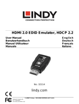 Lindy HDMI 2.0 EDID Emulator, HDCP 2.2 Manuale utente