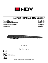 Lindy 16 Port HDMI 18G Splitter Manuale utente
