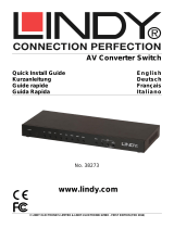Lindy 8 Port Multi AV to HDMI & VGA Presentation Switch Guida d'installazione