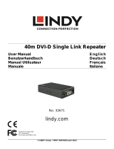 Lindy 40m DVI-D Single Link Repeater Manuale utente