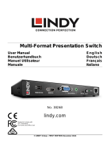 Lindy Multi-Format Presentation Switch Manuale utente