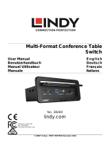 Lindy Multi-Format Conference Table Switch Manuale utente