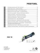Festool OSC 18 Li 3,1 E-Set Istruzioni per l'uso