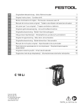 Festool C 18 Li 3,1-Compact Istruzioni per l'uso