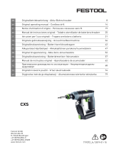 Festool CXS Li 2,6-Plus Istruzioni per l'uso