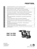 Festool DWC 18-4500 Li-Basic Manuale utente
