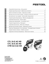 Festool CTL 26 E AC HD Istruzioni per l'uso