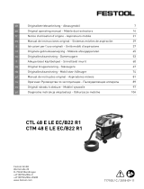 Festool CTL 48 E LE EC/B22 R1 Manuale utente