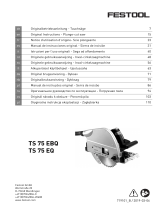Festool TS 75 EBQ-FS Istruzioni per l'uso