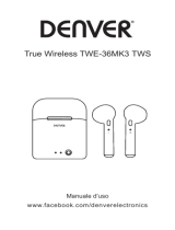 Denver TWE-36BLACKMK3 Manuale utente