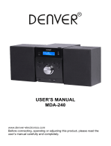 Denver MDA-240 Manuale utente