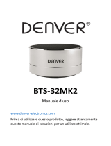 Denver BTS-32SILVERMK2 Manuale utente