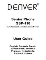 Denver GSP-110 Manuale utente
