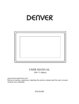 Denver PFF-711WHITE Manuale utente