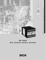 SICK RE4000 Non Contact Safety System Istruzioni per l'uso