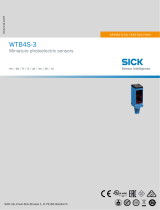 SICK WTB4S-3 Miniature photoelectric sensors Istruzioni per l'uso