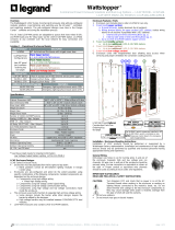 Legrand Architectural Dimming Panel - Auxiliary Guida d'installazione