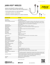 Jabra ROX Wireless specificazione