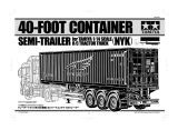 Tamiya 40-Foot Container Semi-Trailer Manuale del proprietario