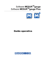 MARK-10 MESURgauge / MESURgauge Plus Software Guida utente