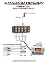 Standard Horizon SIMRAD NSS to Matrix GX2150 (6-11-2012) Manuale del proprietario