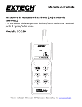 Extech Instruments CO260 Manuale utente