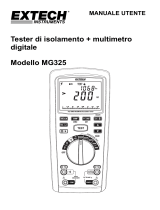 Extech Instruments MG325 Manuale utente