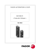 Fagor CANopen protocol (MCP-MCPi) Manuale utente