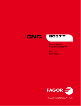 Fagor CNC 8037 for lathes Manuale utente