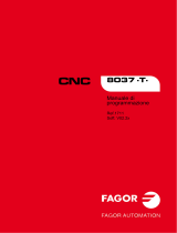 Fagor CNC 8037 para tornos Manuale del proprietario