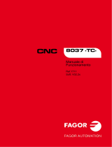 Fagor CNC 8037 para tornos Manuale del proprietario