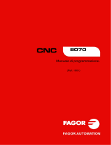 Fagor CNC 8070 for other applications Manuale utente