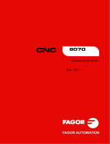 Fagor CNC 8060 Manuale del proprietario