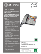 Amplicomms PowerTel 58 Plus Istruzioni per l'uso