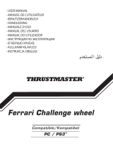Thrustmaster Ferrari Challenge Racing Wheel PC- PS3 Manuale utente