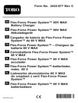 Toro Flex-Force Power System 60V MAX Battery Charger Manuale utente