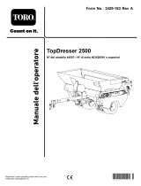 Toro Topdresser 2500 Manuale utente