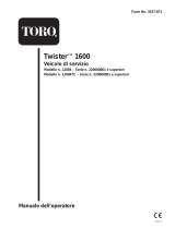 Toro Twister 1600 Utility Vehicle Manuale utente