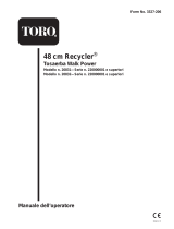 Toro 48cm Recycler/Rear Bagging Lawnmower Manuale utente