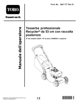 Toro Heavy-Duty Proline 53 cm Professional Walk Behind Mower 22291 Manuale utente