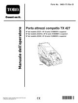 Toro TX 427 Compact Tool Carrier Manuale utente