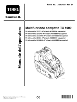 Toro TX 1000 Wide Track Compact Tool Carrier Manuale utente