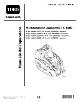 Toro TX 1000 Wide Track Compact Tool Carrier Manuale utente