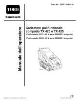 Toro TX 420 Compact Utility Loader Manuale utente