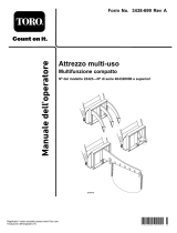 Toro Multi-Purpose Tool Attachments Manuale utente