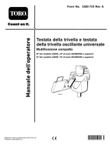 Toro Universal Swivel Auger Head, Compact Tool Carrier Manuale utente