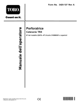 Toro Bore Drive Attachment, TRX Trencher Manuale utente