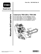 Toro TRX-300 Trencher Manuale utente
