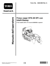 Toro STX-38 EFI Stump Grinder Manuale utente